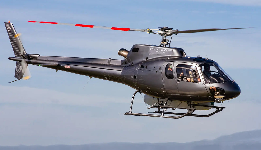 Eurocopter AS350 helicopter interior 