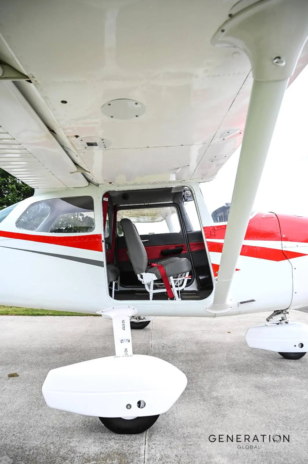Embry Riddle C172 Interior Red has never looked better! - Generation Global