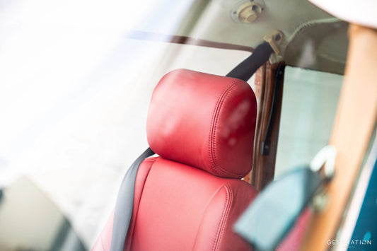 Cessna C180 Aircraft Interior