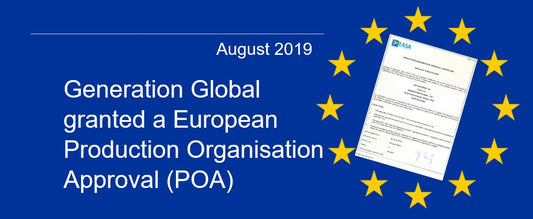 Generation Global granted a European Production Organisation Approval (POA)