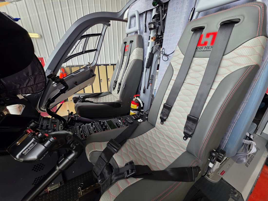 Eurocopter EC135 Helicopter Interior seat upholstery kit