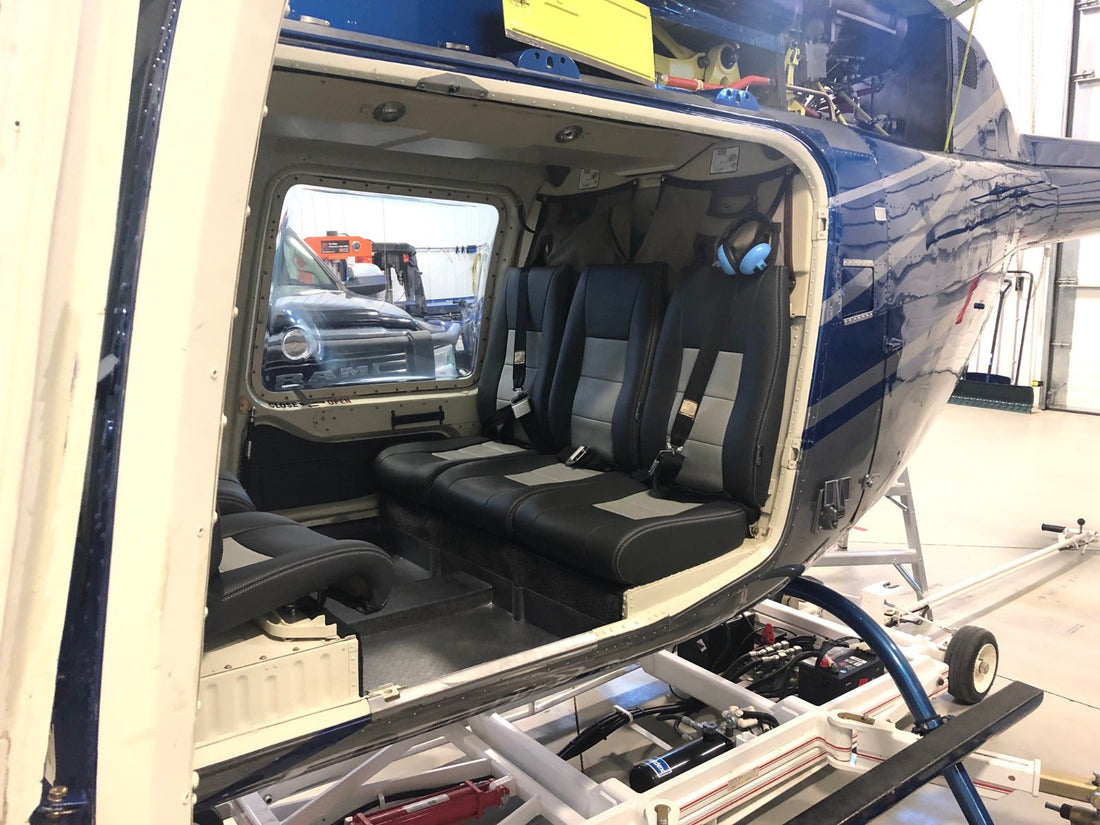 Bell 206L Long Ranger Helicopter Interior