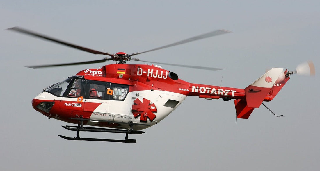 MBB Kawasaki BK117 Helicopter Interior