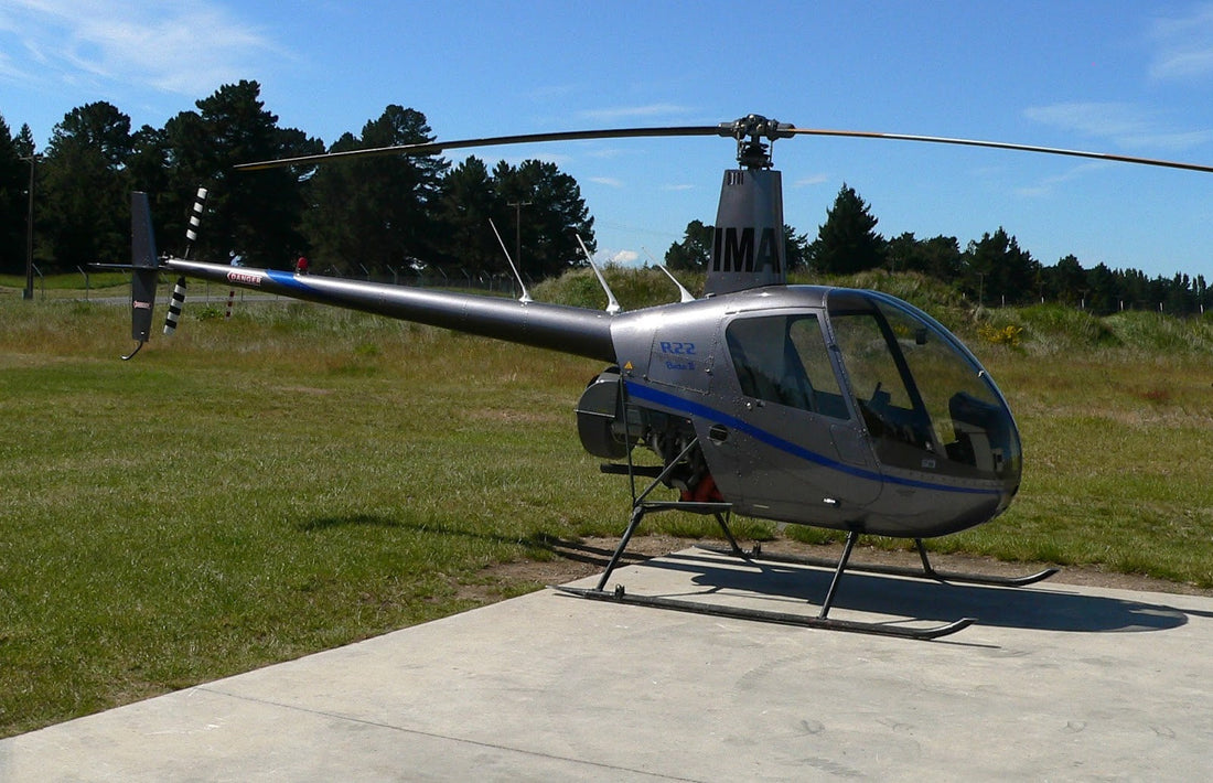 Robinson R22 Helicopter Interior 