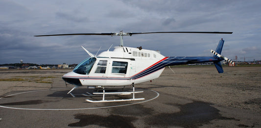 Bell 206 Jet Ranger Helicopter interior
