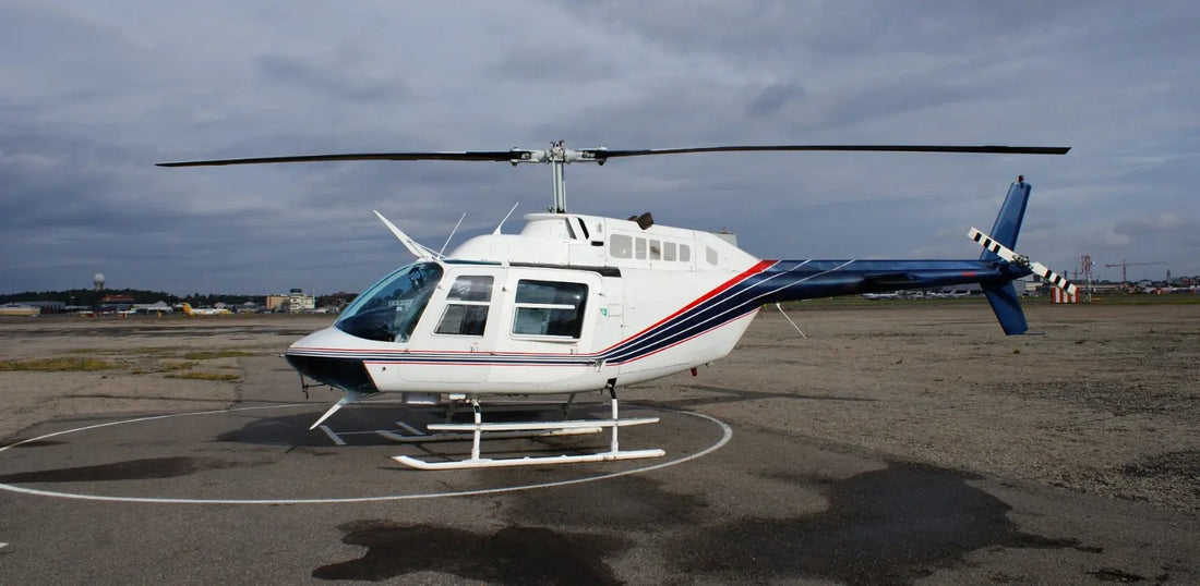 Bell 206 Jet Ranger Helicopter interior