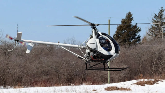 Schweizer 269 Helicopter Interior