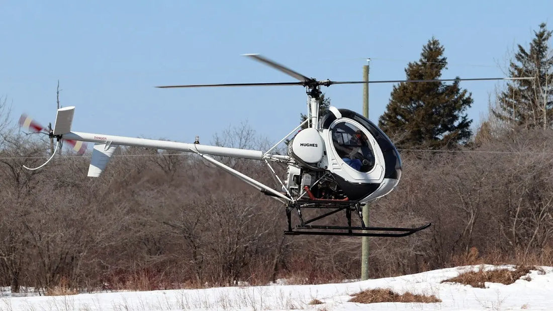 Schweizer 269 Helicopter Interior
