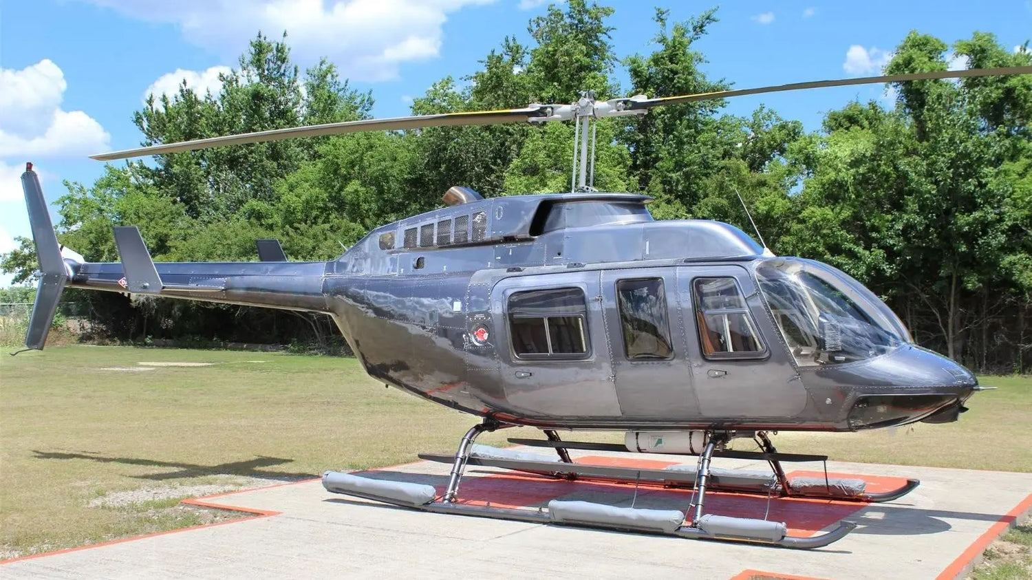 Bell 206L Longranger in Black and Orange - Generation Global