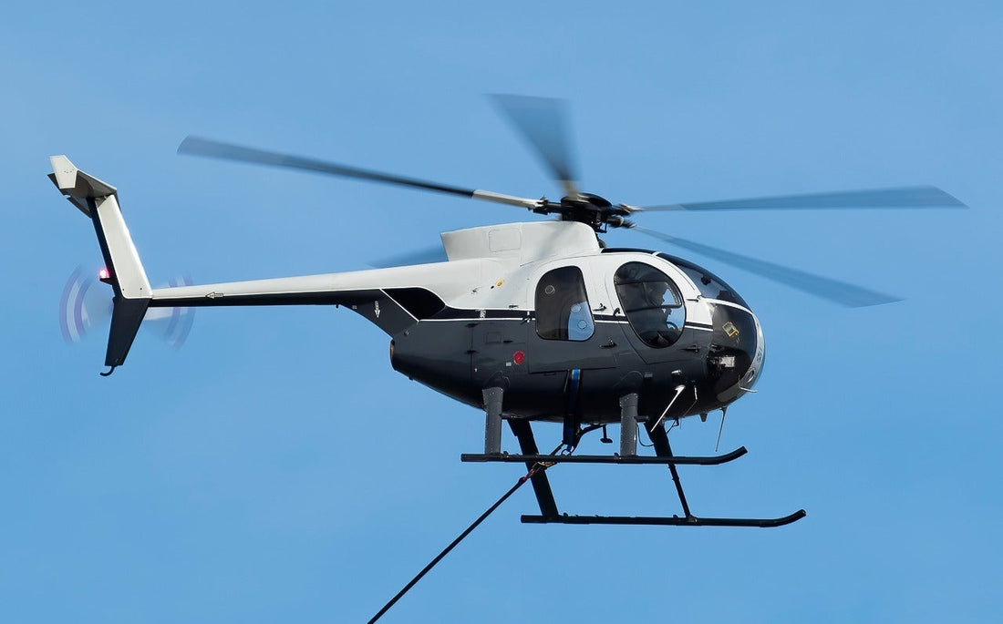 Hughes 369D Helicopter Interior