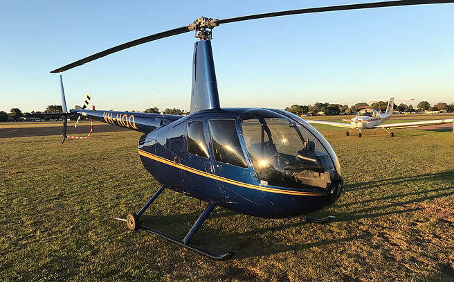 Robinson R22 Helicopter Interior