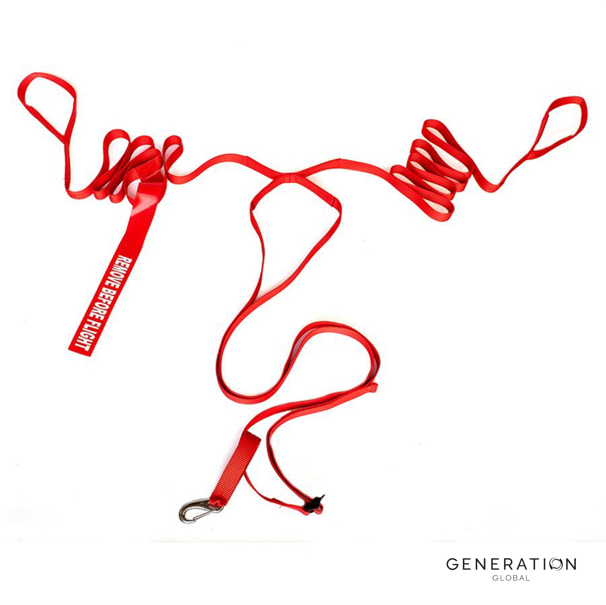 ATR 42/72 Prop Tie – Bright Webbing with “Remove Before Flight” Safety Markers