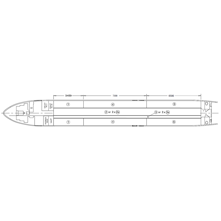 Fokker 100 Cabin Carpet set