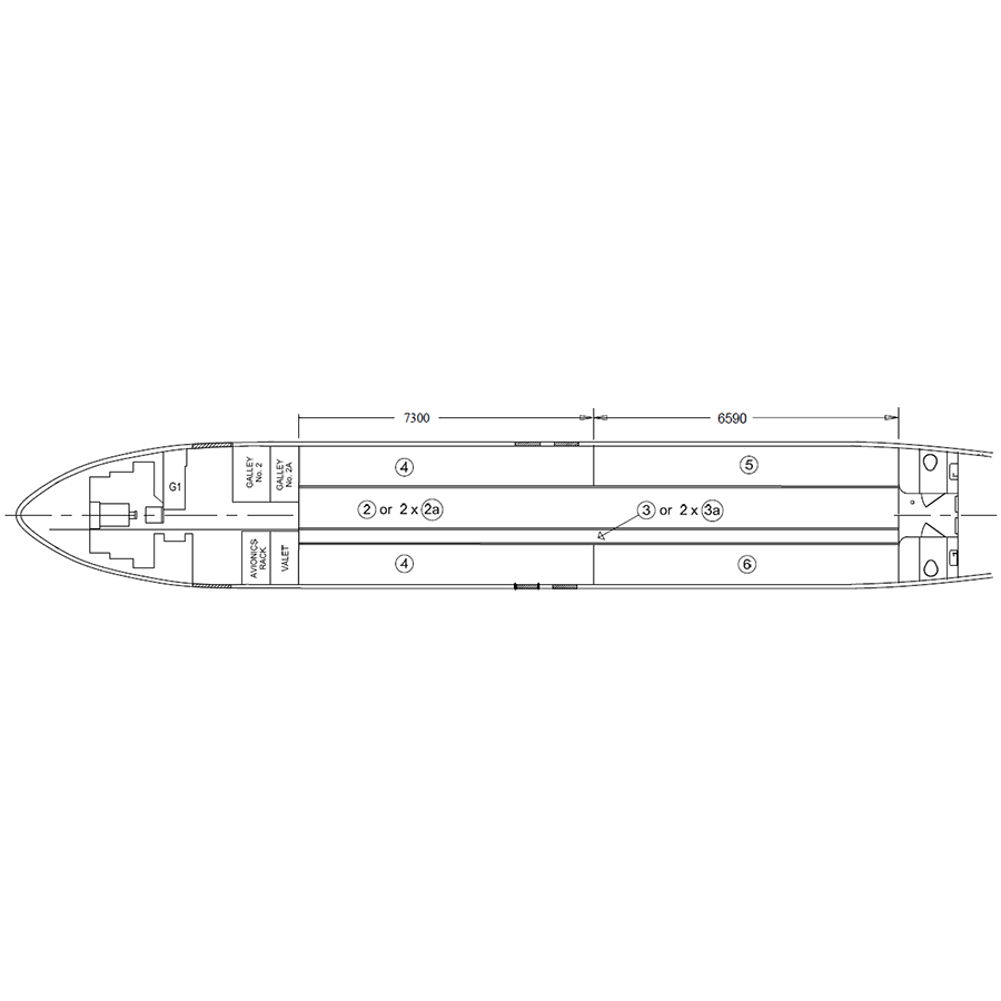 Fokker 70 Cabin Carpet set