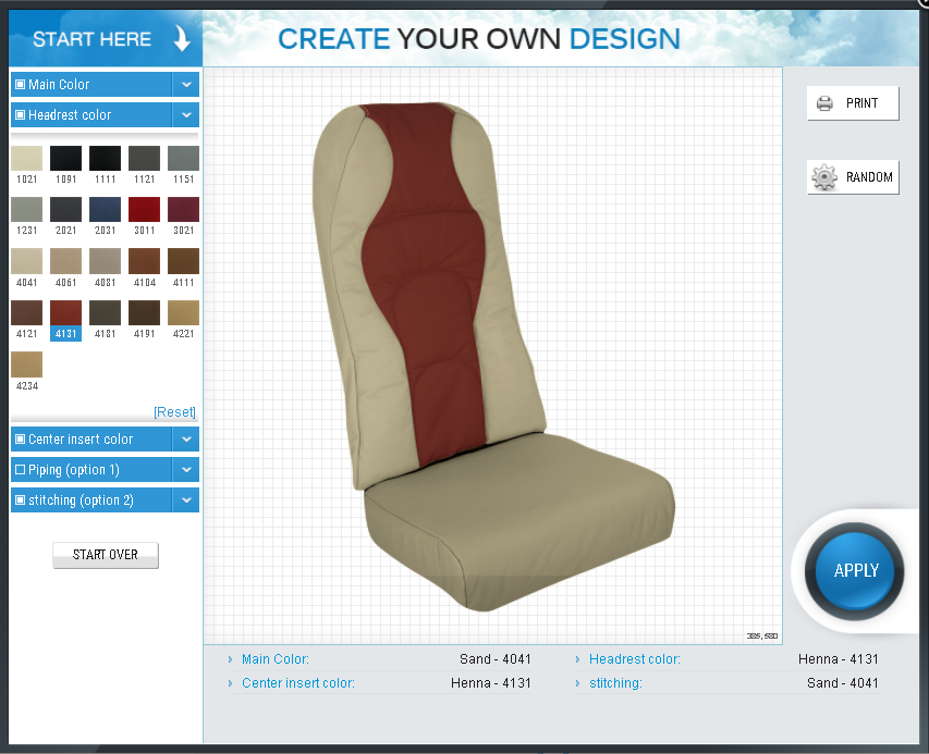 1011067 Series, Y Class Seat Covers
