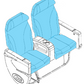 1008852/4 Series, J Class Seat Covers