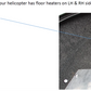 Robinson R44 helicopter flooring