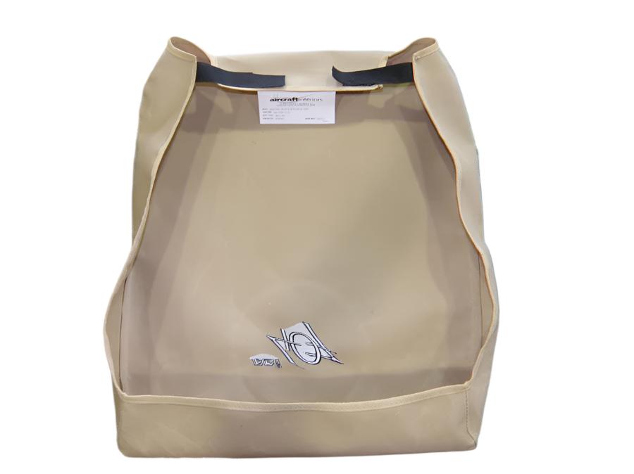 Bell 407 executive six-place seating overcovers in heavy-duty canvas