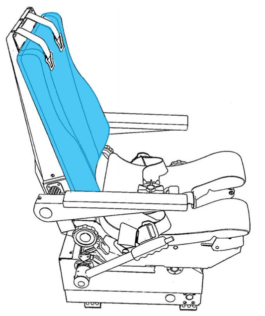 Ipeco 3A118, Captain, Backrest Cover