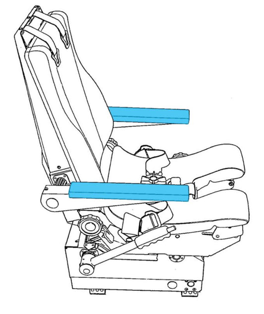 Ipeco 3A118, Captain Seat, Armrest Cover