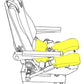 Ipeco 3A118, Seat, Bottom Cushion