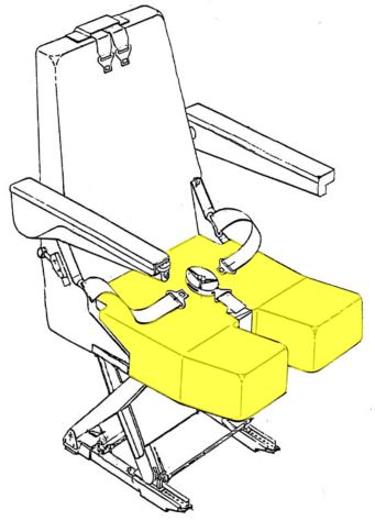 AviaTech 394 Series, Seat Bottom Cushion