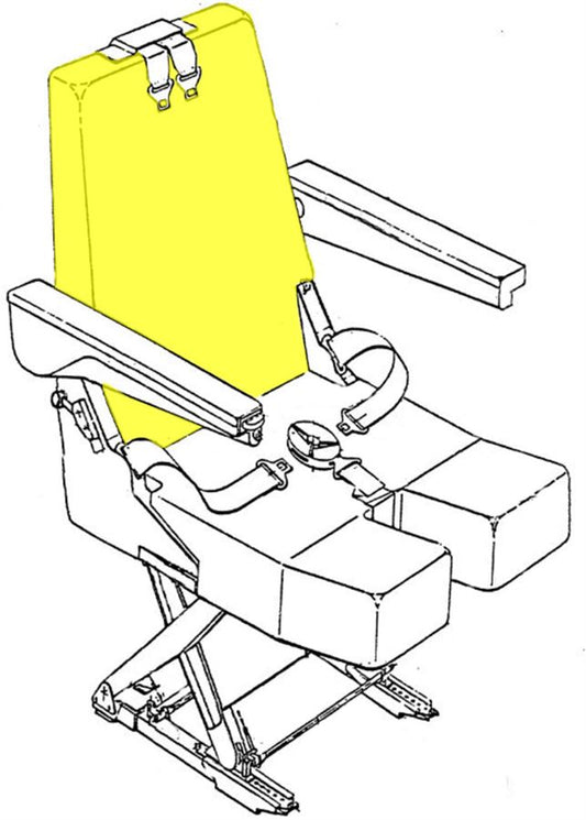AviaTech 394 Series, Seat Backrest Cushion