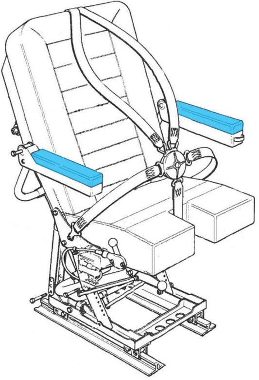 AviaTech 386, Seat, Armrest Cover