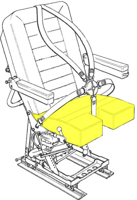 AviaTech 386, Seat, Bottom Cushion
