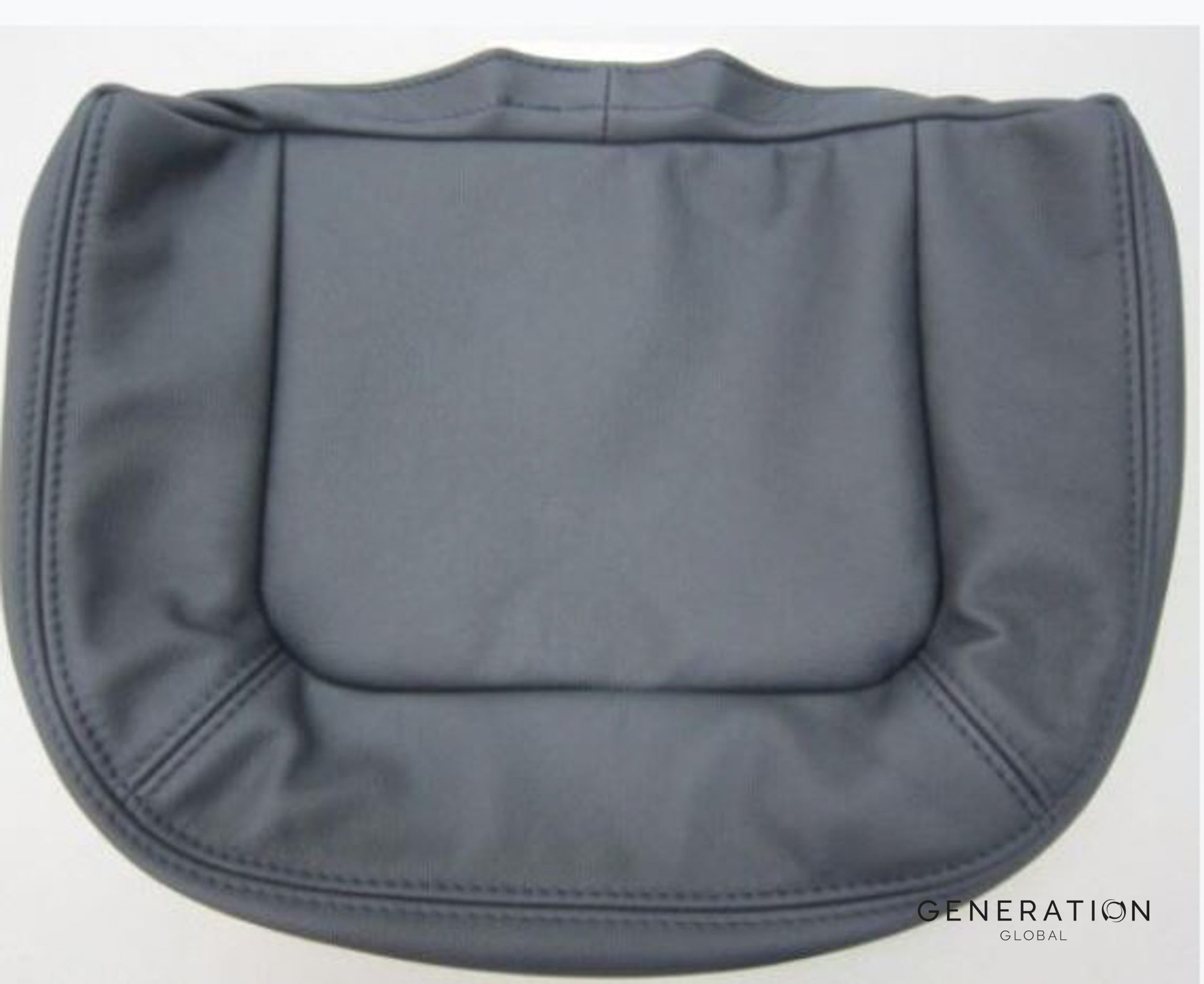 Flight Attendant seat covers for Bombardier DHC-8 (FWD) – leather headrest, backrest, and bottom covers, EASA/TCCA certified.