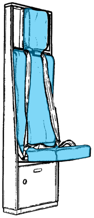 Flight Attendant Seat Assy