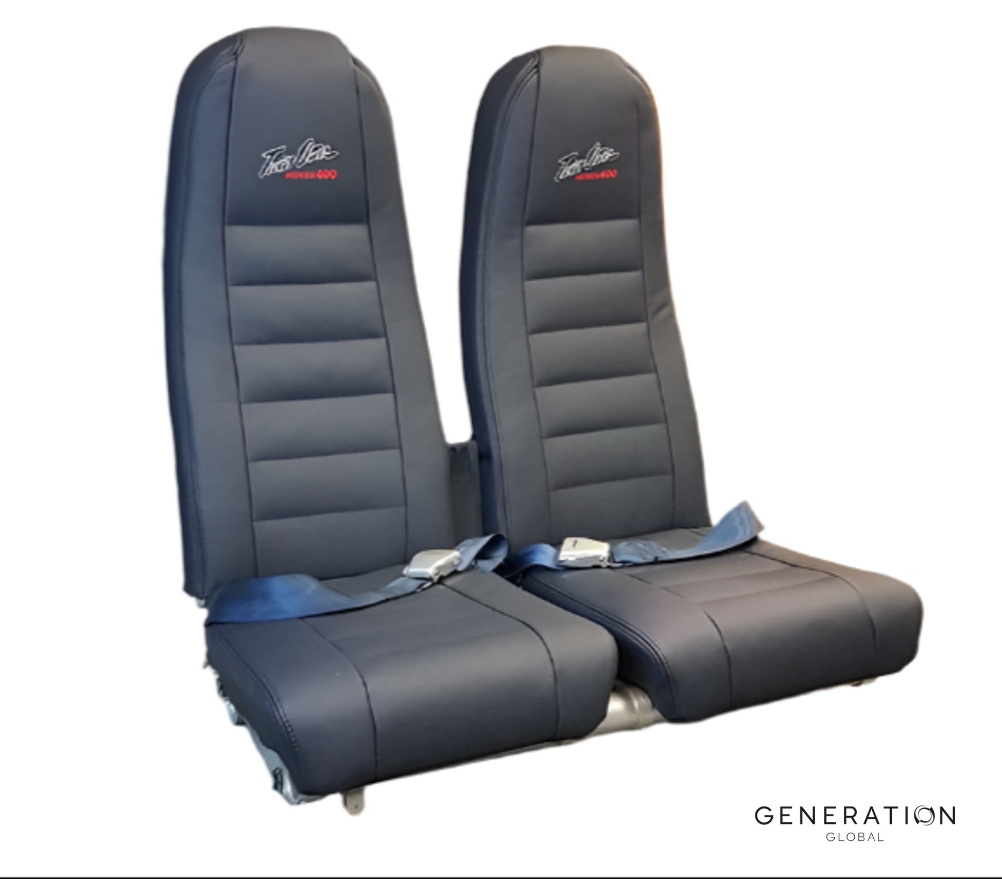 DHC-6 Passenger Seat Covers – Generation I Leather Design, B/E Aerospace OEM