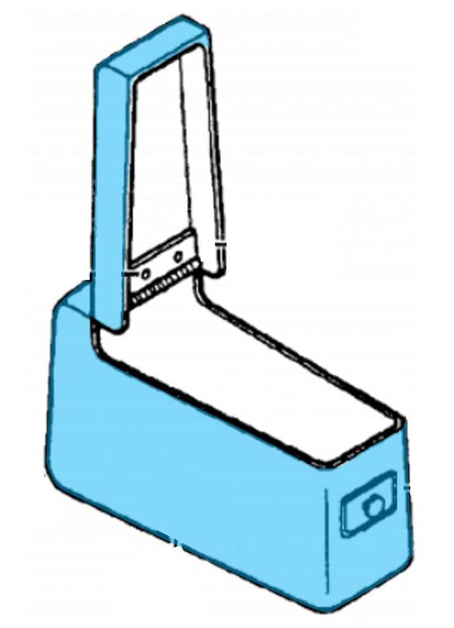 Aft facing armrest covers