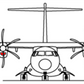 ATR 42/72 Air intake blank