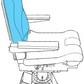 Cover, Seat Backrest, Captain/First Officer