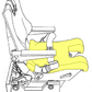 Cushion, Seat Pan, Captain/FO