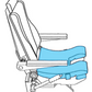 Cover, Seat Pan, Captain