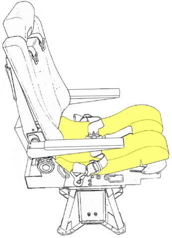 Cushion, Seat Pan, Captain/F/O