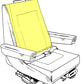 Backrest Cushion, Crew Seat