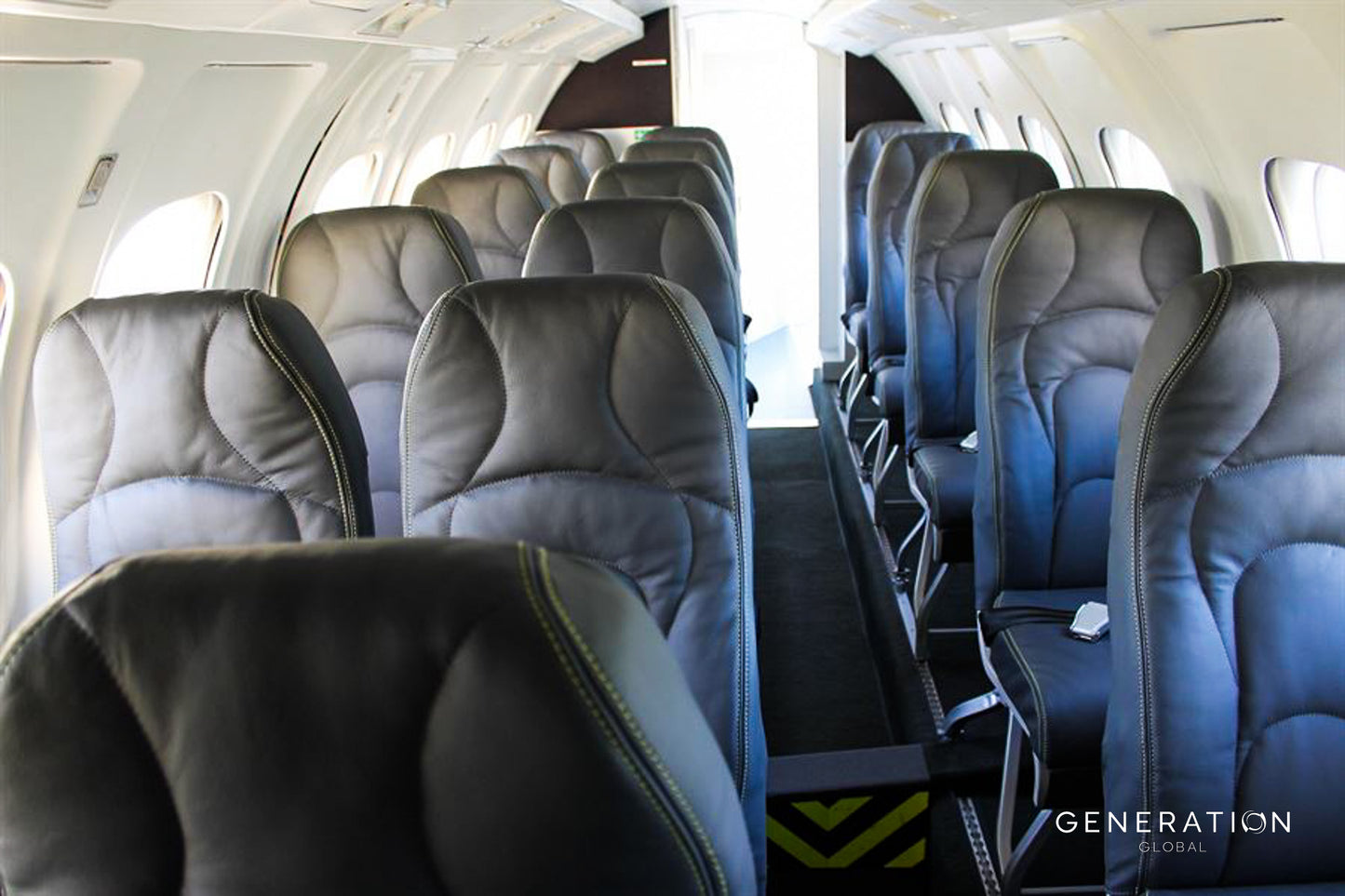 GEN-1802-11-1()C Passenger Seat Covers for BAE J31/32 Aircraft – Aviation Leather, TCCA STC/EASA Certified