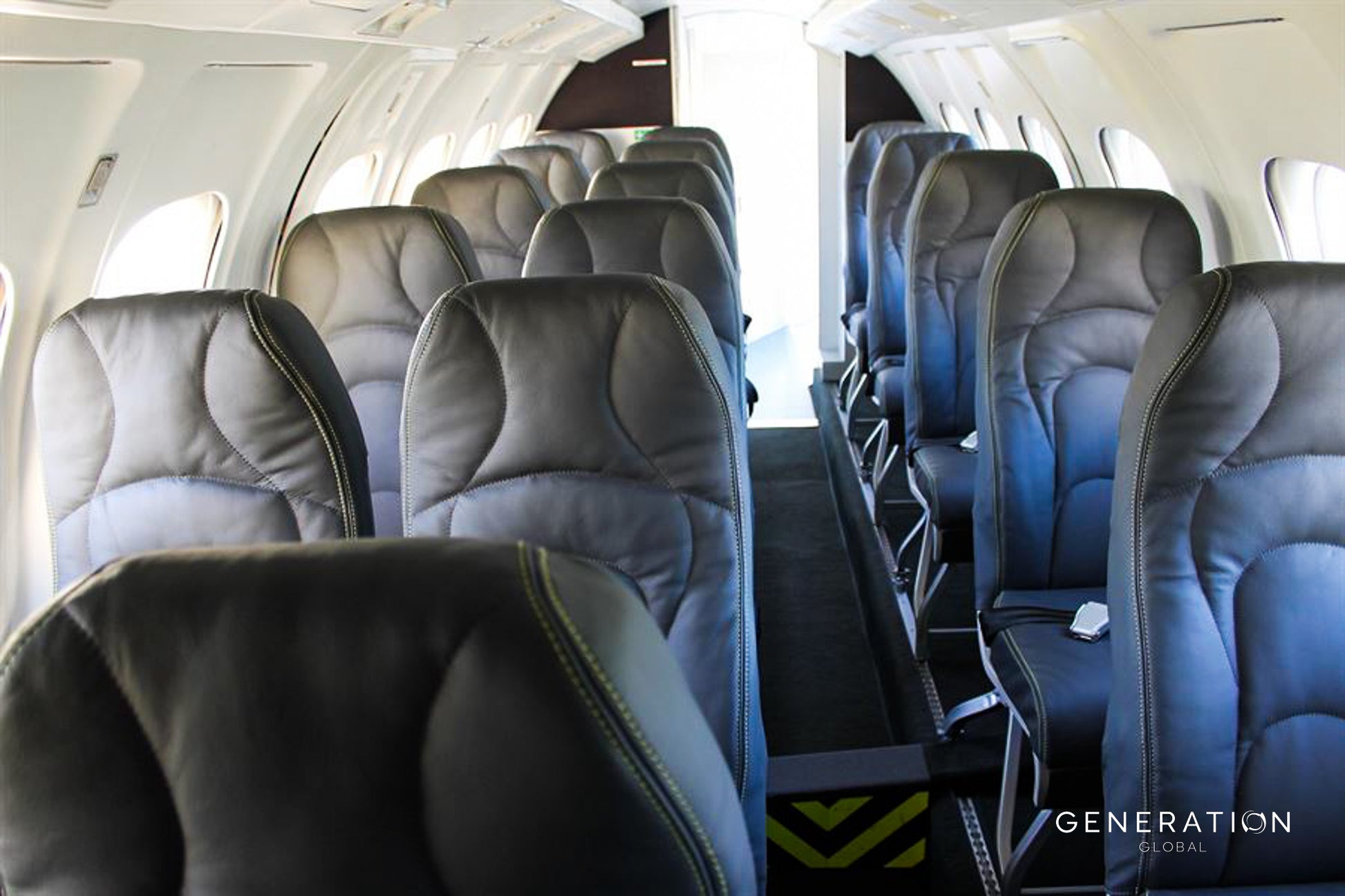 GEN-1802-11-1()C Passenger Seat Covers for BAE J31/32 Aircraft – Aviation Leather, TCCA STC/EASA Certified