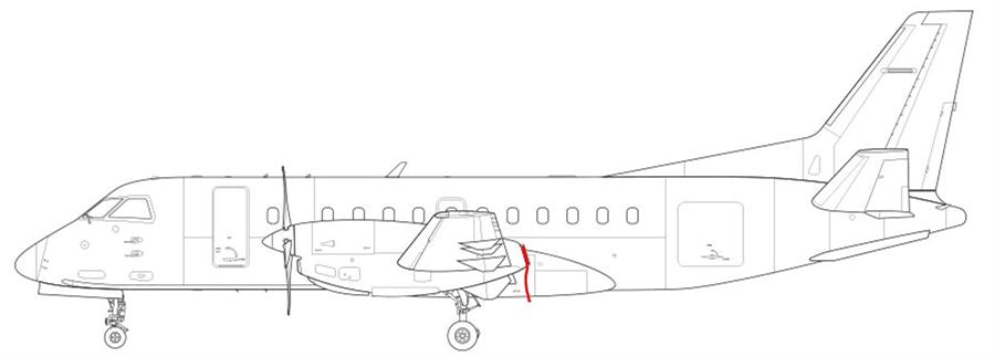 Saab 340 Exhaust Blanks