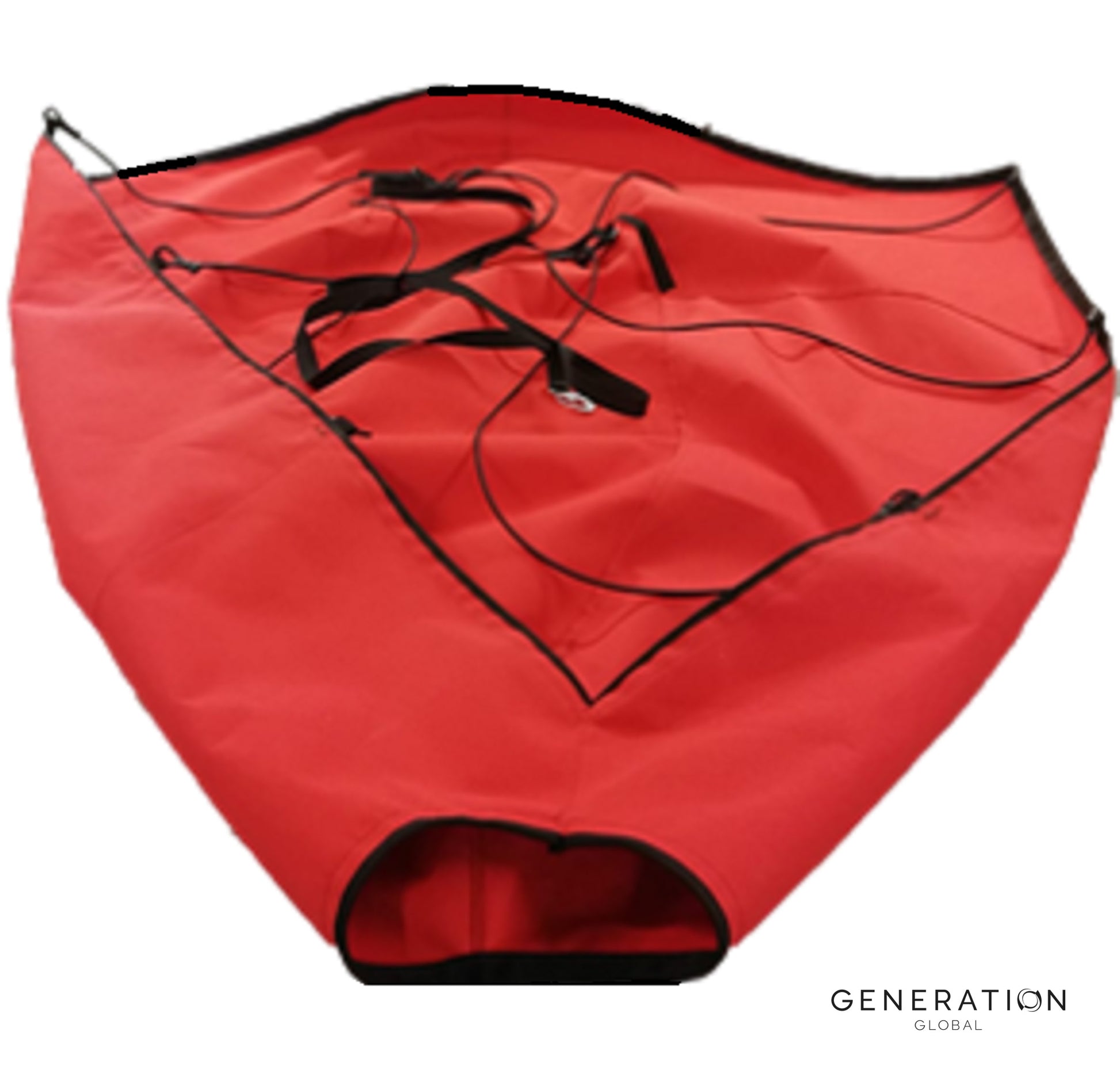Exhaust cover for Bombardier DHC-8 Q100/Q200/Q300 – red UV-stabilised 