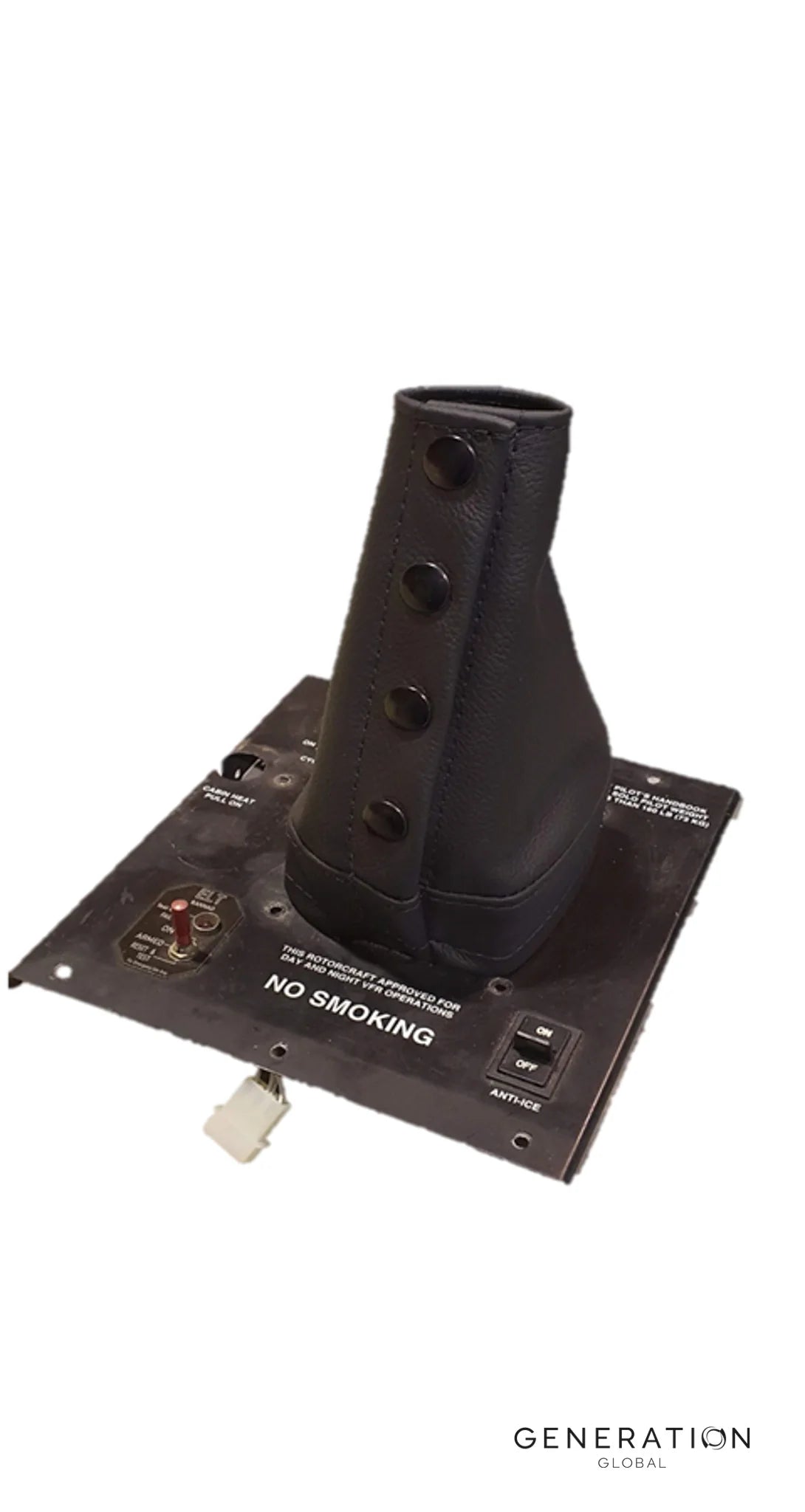 Robinson R22 Helicopter cyclic boot replacement