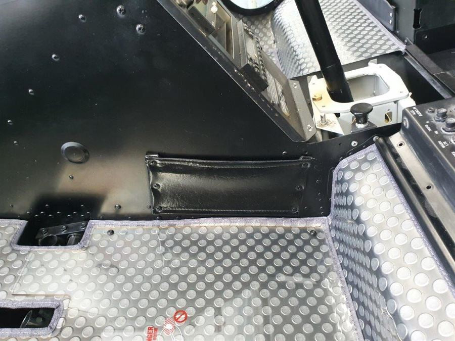 High-quality vinyl flooring set for Robinson R66 helicopter