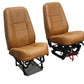 Cessna 185 Aircraft Interior Front Seat Upholstery Kit | Leather Cushions & Covers