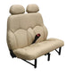 Cessna C206 Aircraft Interior leather seat upholstery front and rear seats.
