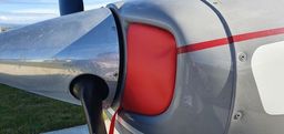 Cessna 152 Intake Bungs & Pitot Tube Cover – Red Vinyl Protection