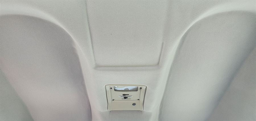 Custom color foam-backed headlining fabric for Cessna 