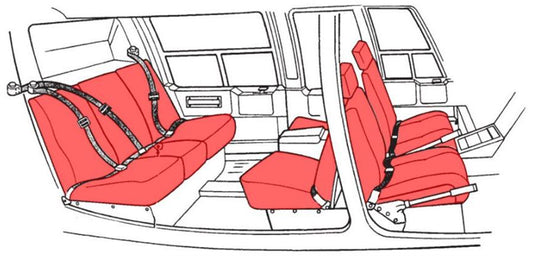 B206L Seat over covers